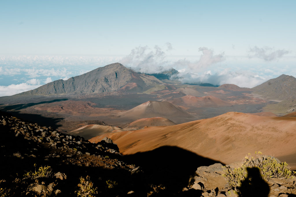 A panoramic picture of Haleakala National Park