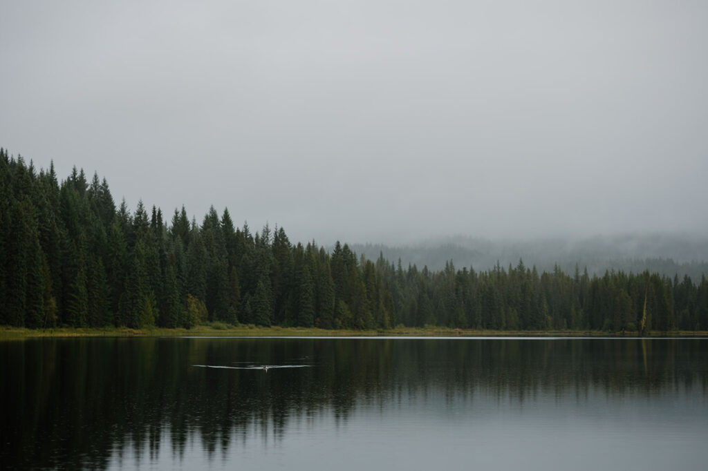 Trillium Lake in Oregon.